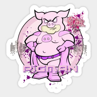 Gutter Pigs Pigman Sticker